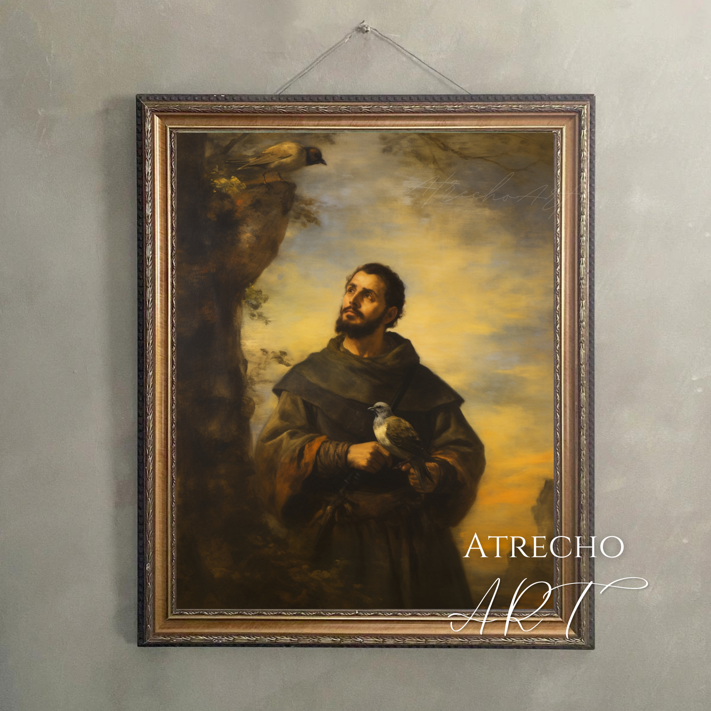SAINT FRANCIS | Printed Artwork | RE08 - Atrecho Art