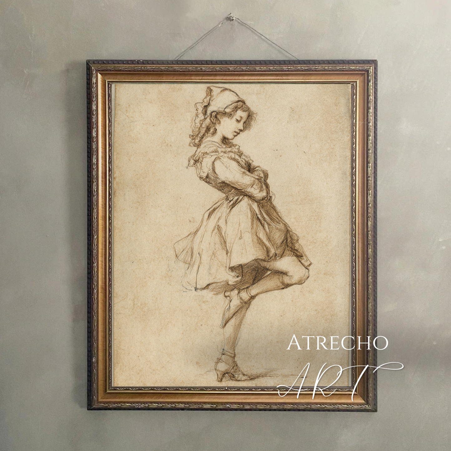 Sketch of a Dancer | Printed Artwork | PE94