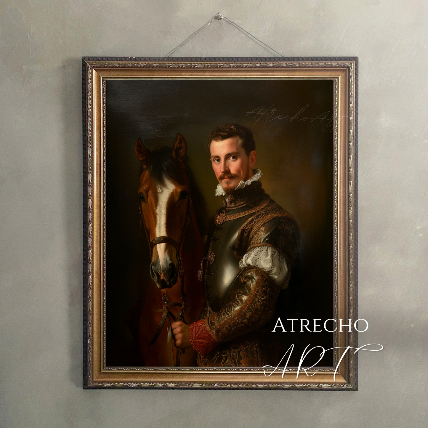 LORD AND HIS HORSE | Printed Artwork | PE93