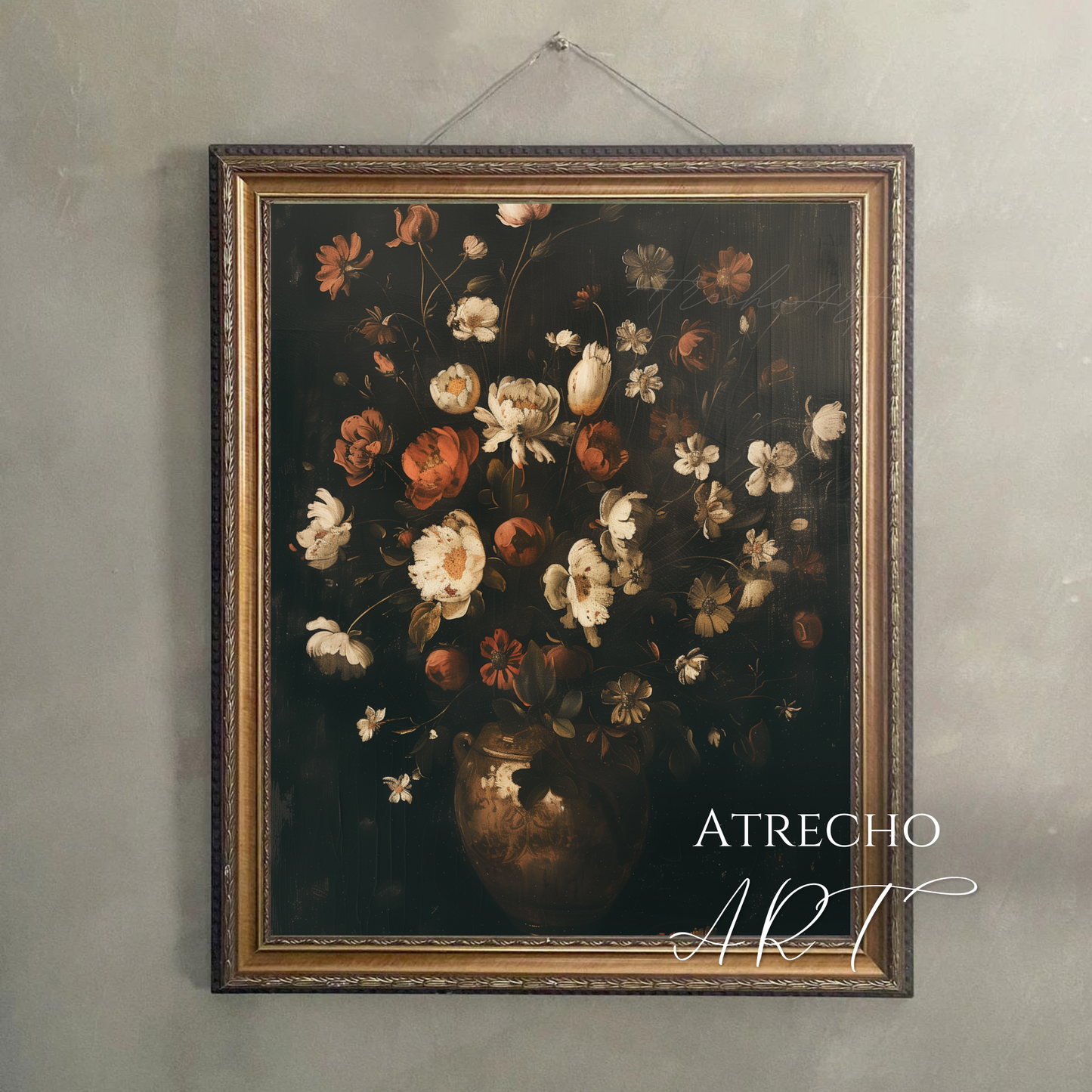 DARK FLOWERS | Printed Artwork | FL20