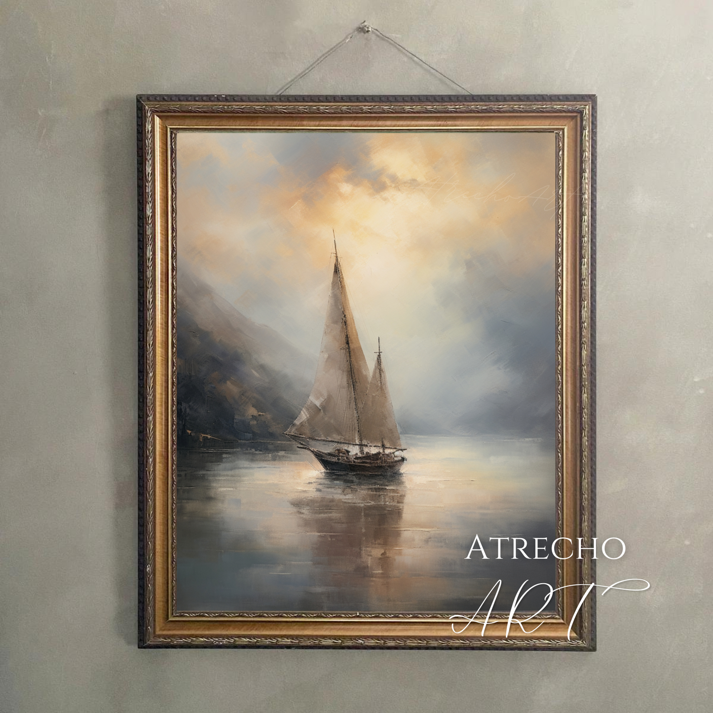 SAILBOAT | Printed Artwork | NA05 - Atrecho Art