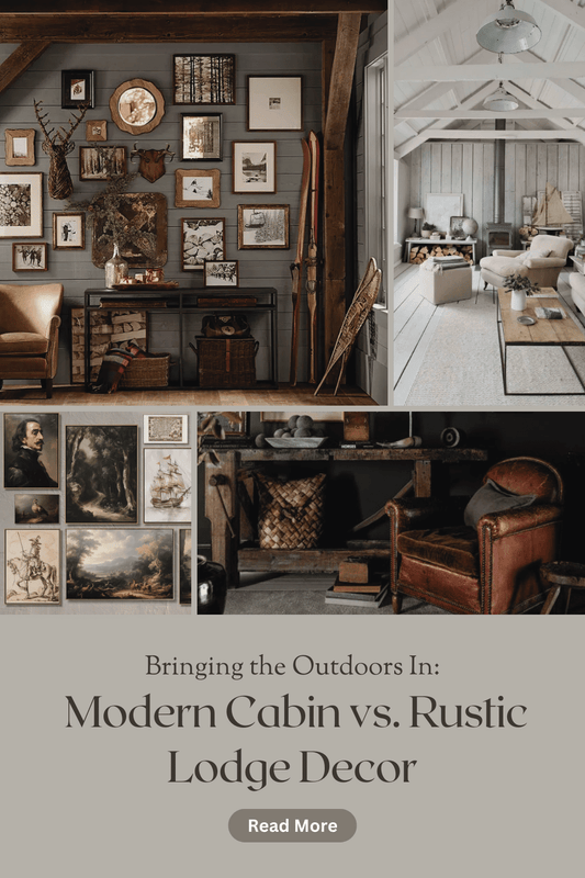 Bringing the Outdoors In: Modern Cabin vs. Rustic Lodge Decor