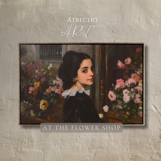 AT THE FLOWER SHOP | Printed Artwork | PE73