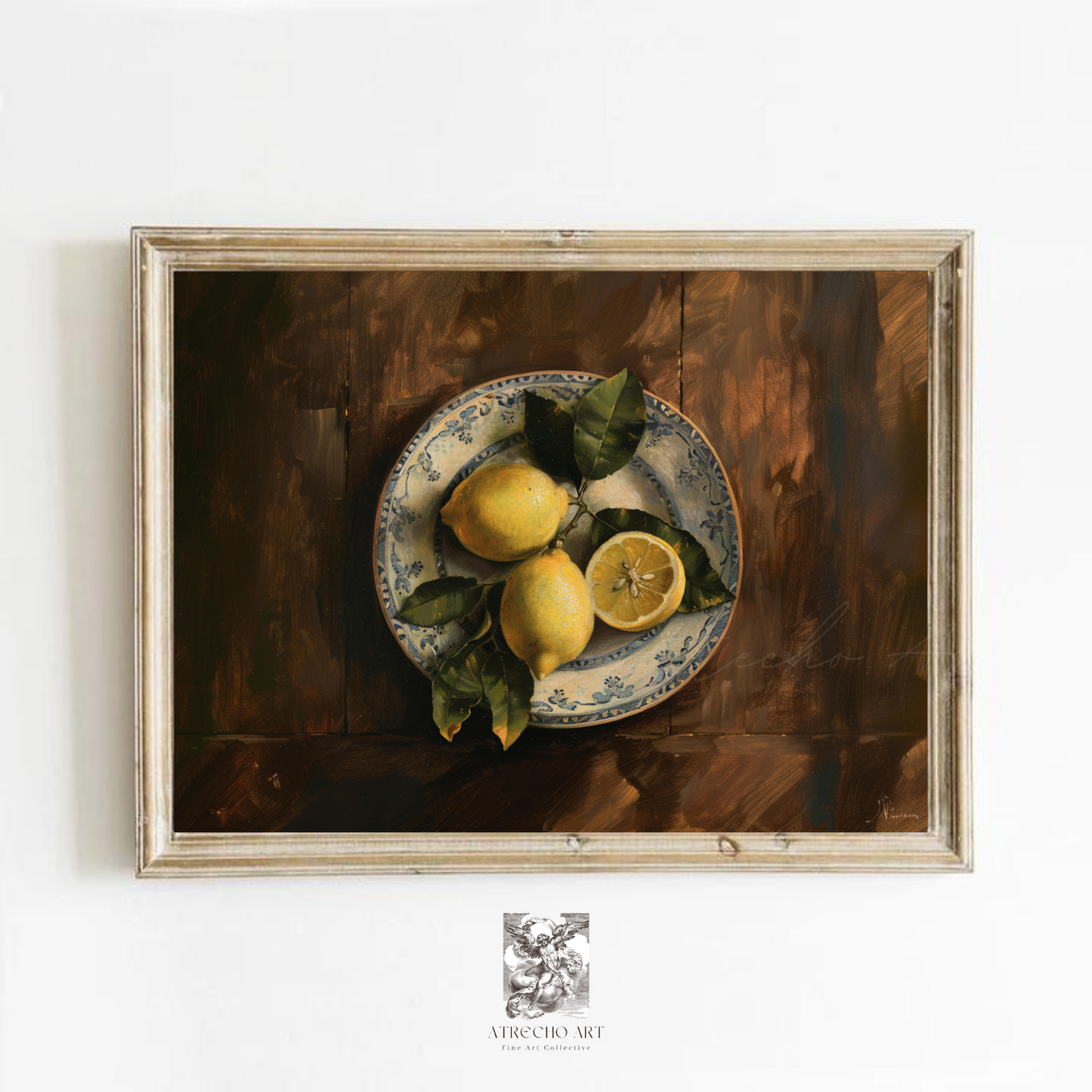 LEMONS ON A PLATE | Printed Artwork | SL16