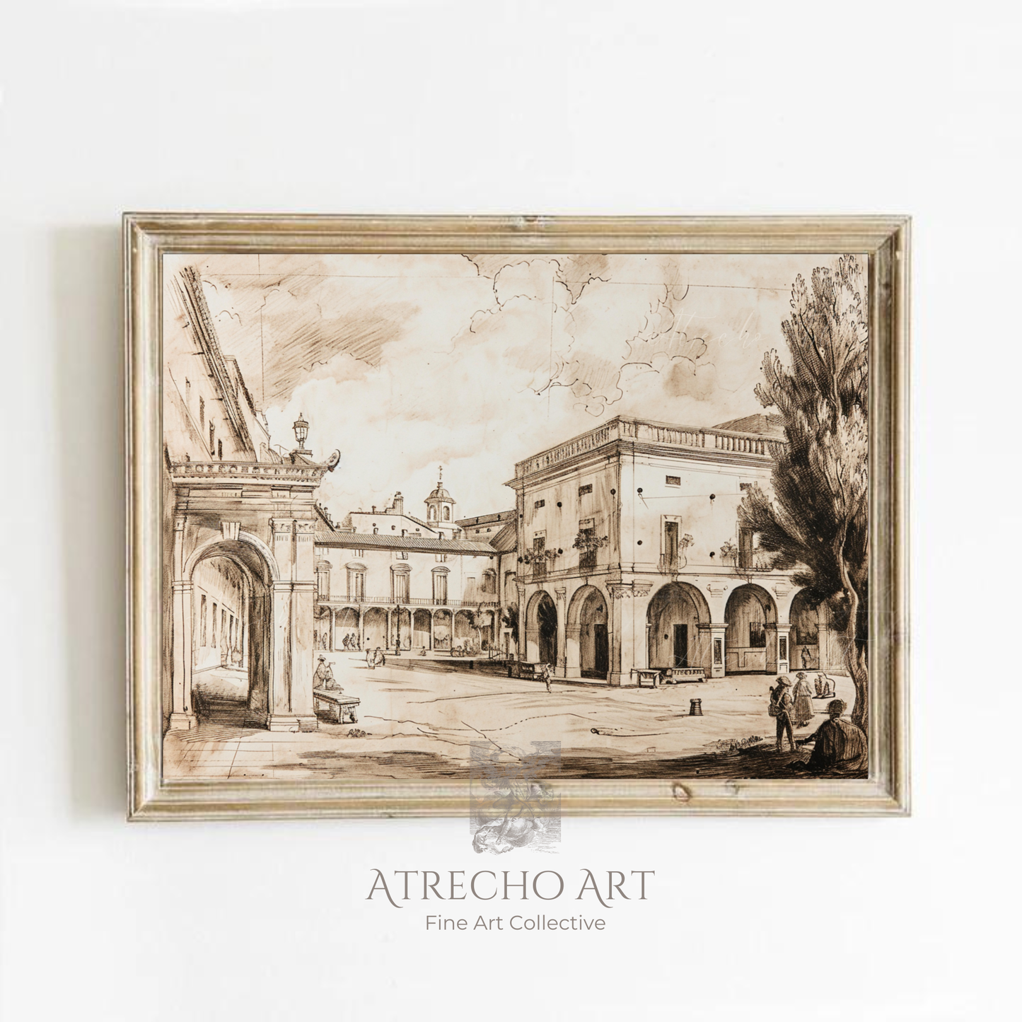 PLAZA SKETCH | Printed Artwork | AR21