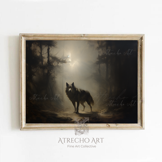 LOUP MENACANT | Oeuvre imprimée | AN21