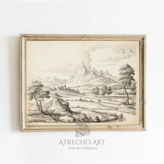 PASTORAL SKETCH | Printed Artwork | L055