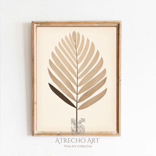 ABSTRACT PALM LEAF | Printed Artwork | AB16