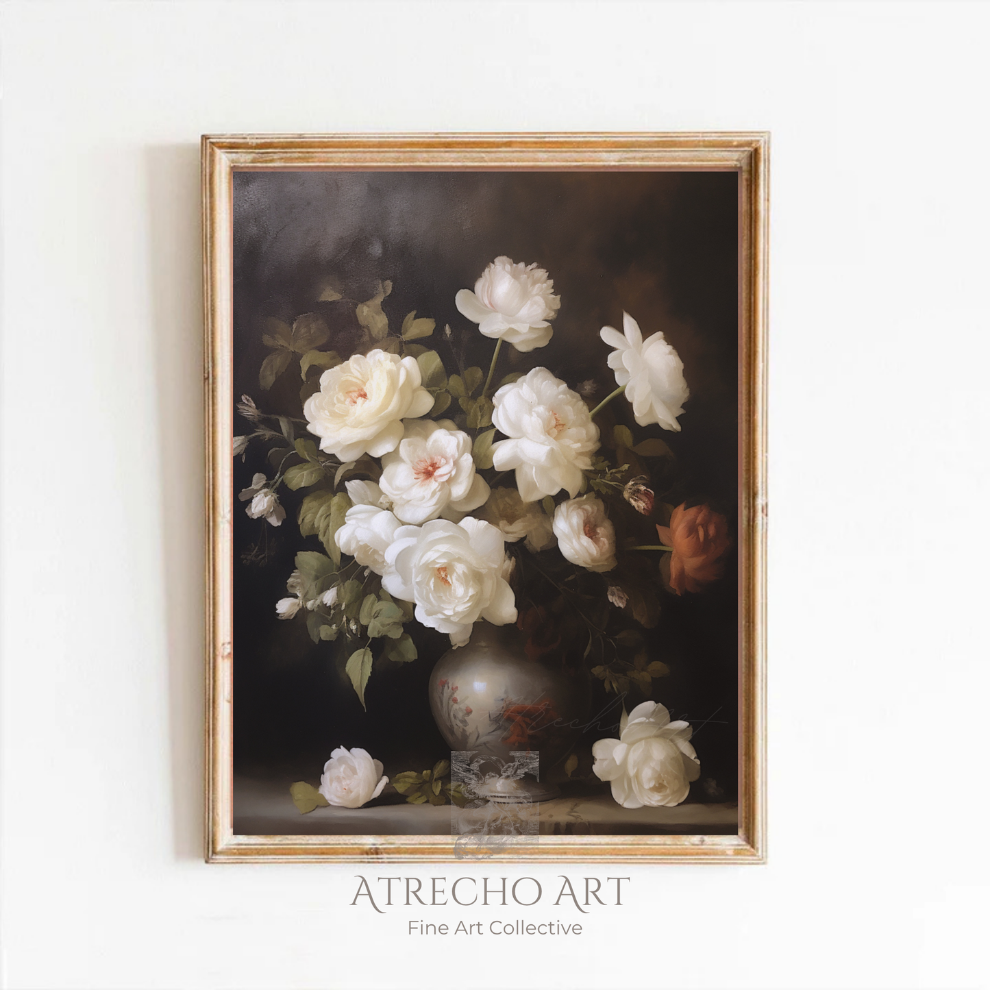 WHITE ROSES | Printed Artwork | FL55