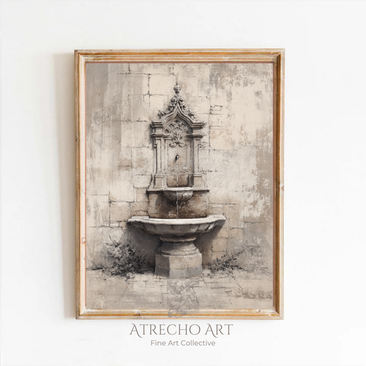 FOUNTAIN SKETCH | Printed Artwork | AR12