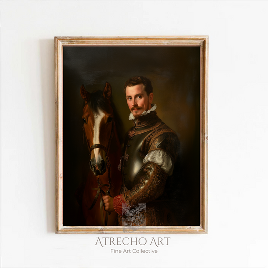 LORD AND HIS HORSE | Printed Artwork | PE93