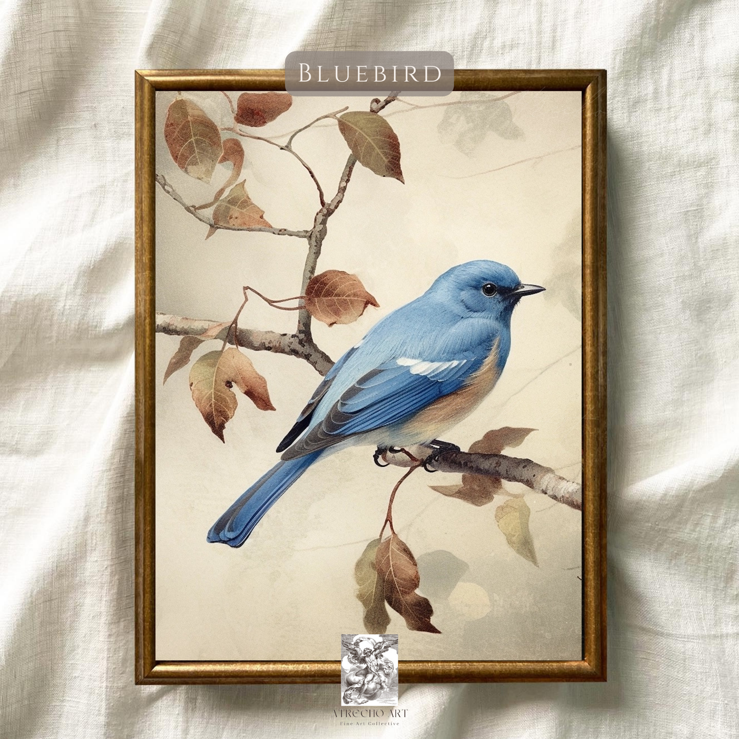 BLUEBIRD | Print or Canvas | AN09