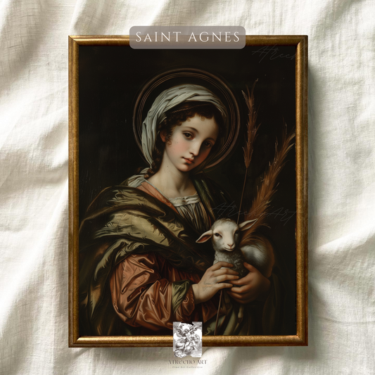 SAINT AGNES |  Printed Artwork | RE32