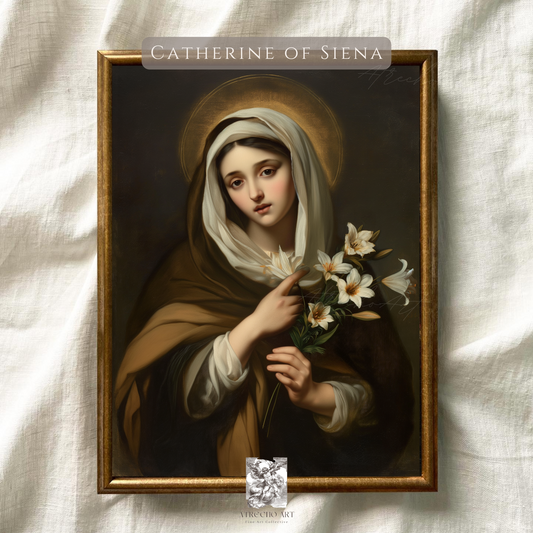 CATHERINE OF SIENA | Printed Artwork | RE18