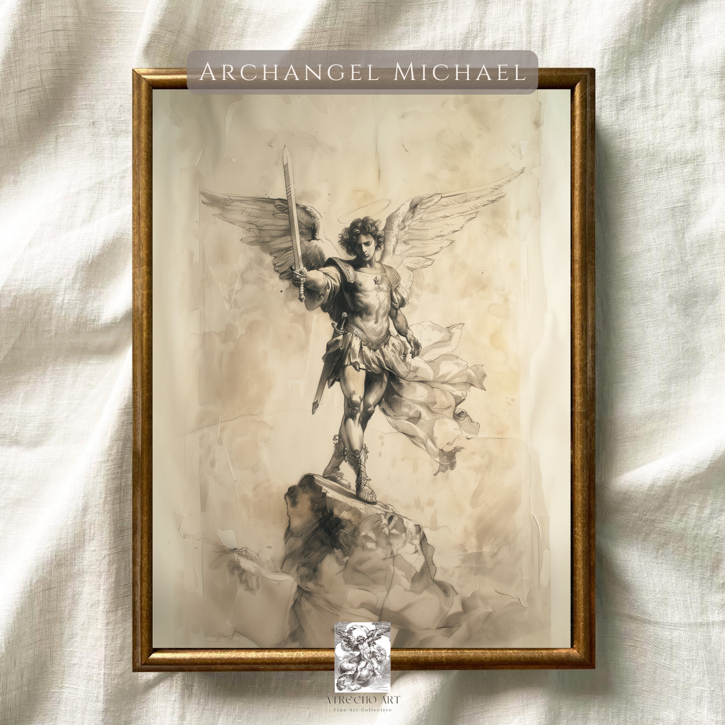 ARCHANGEL MICHAEL | Print or Canvas | RE07