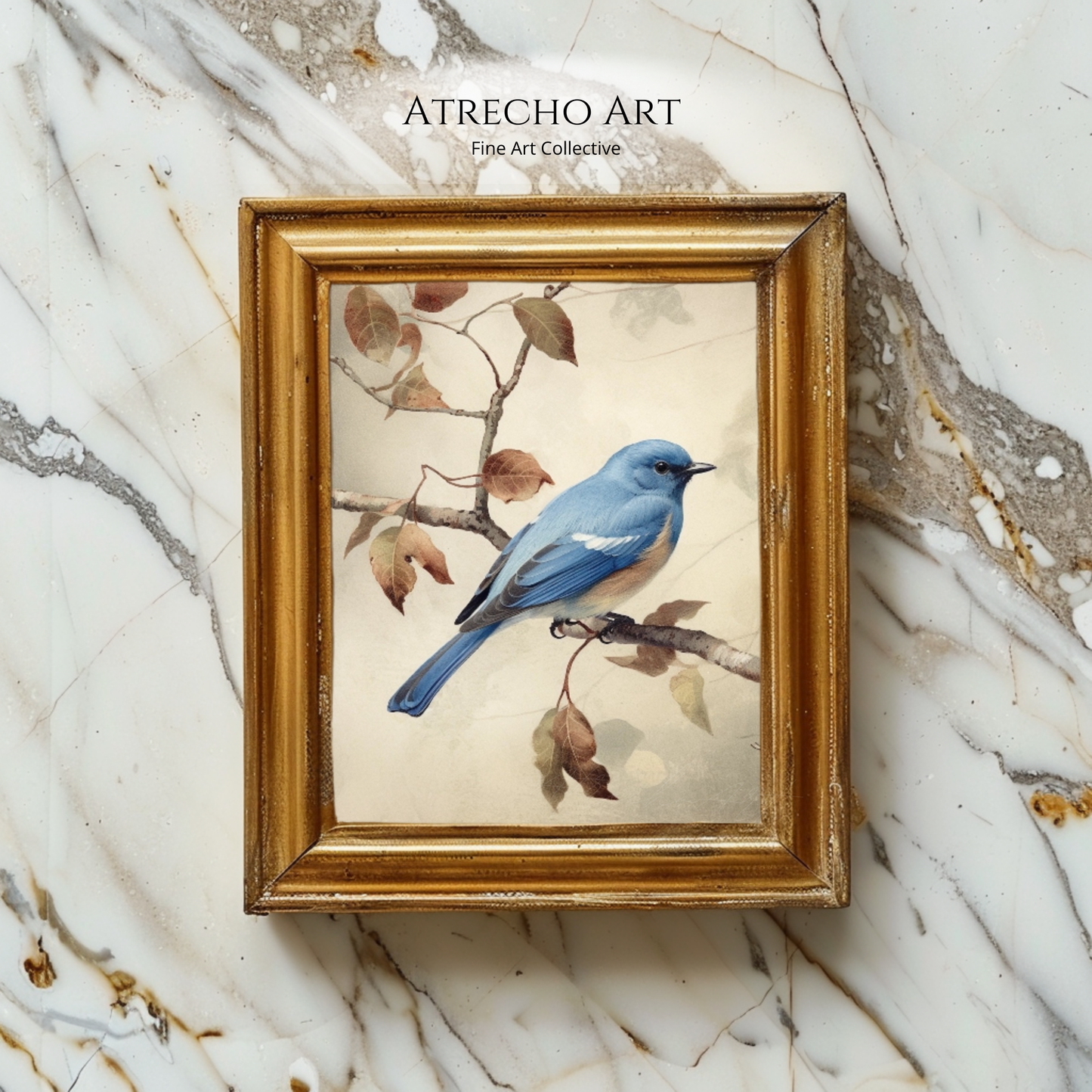 BLUEBIRD | Print or Canvas | AN09