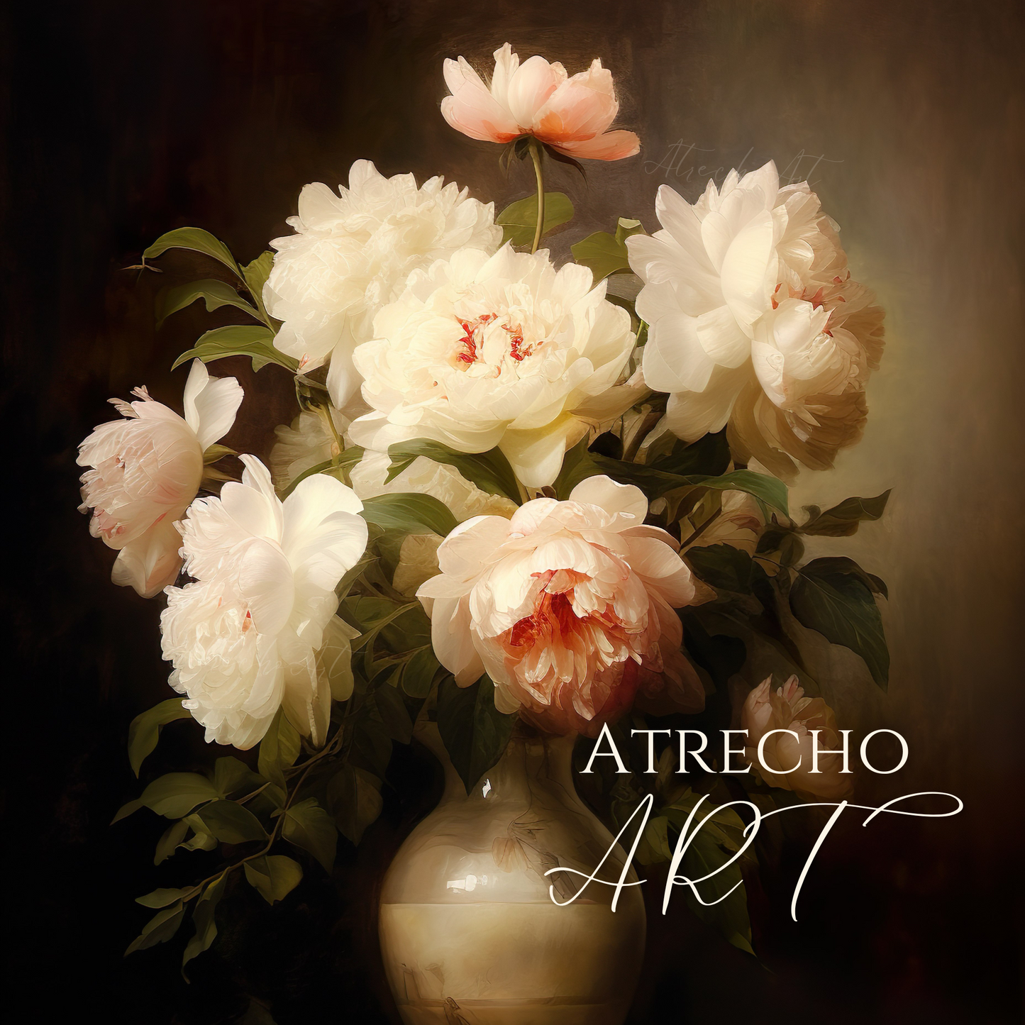 PEONIES | Printed Artwork | FL08 - Atrecho Art