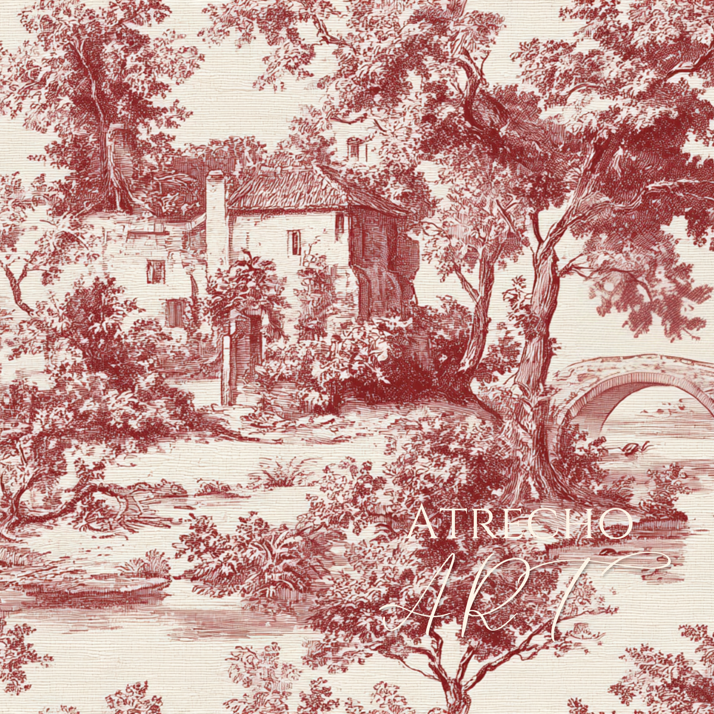 TOILE ROUGE | Oeuvre imprimée | TE26