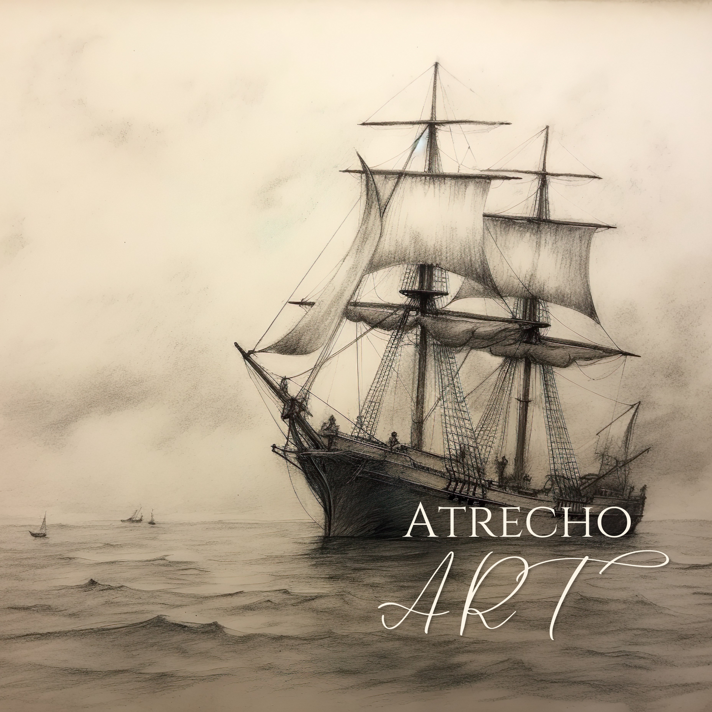 Croquis de navire | Œuvre imprimée | NA24