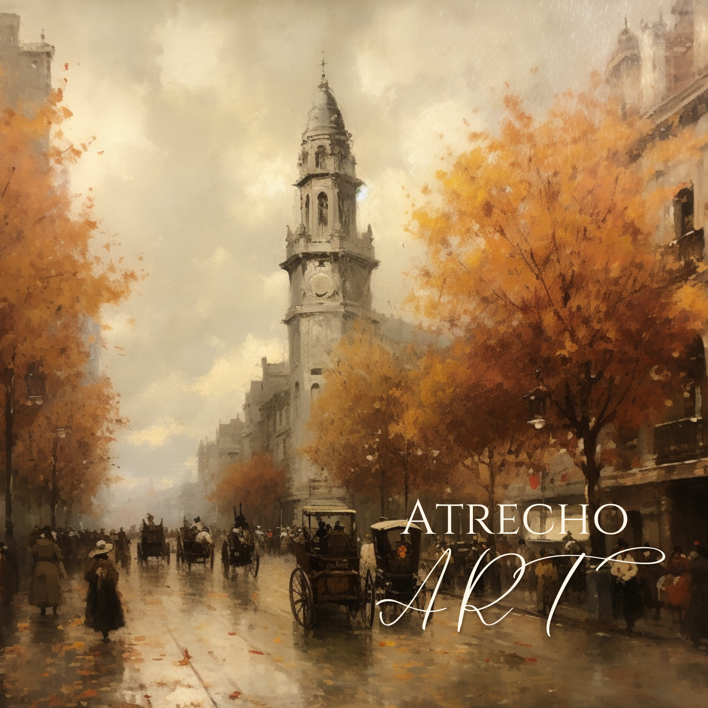 AUTUMN STREET | Printed Artwork | AR23