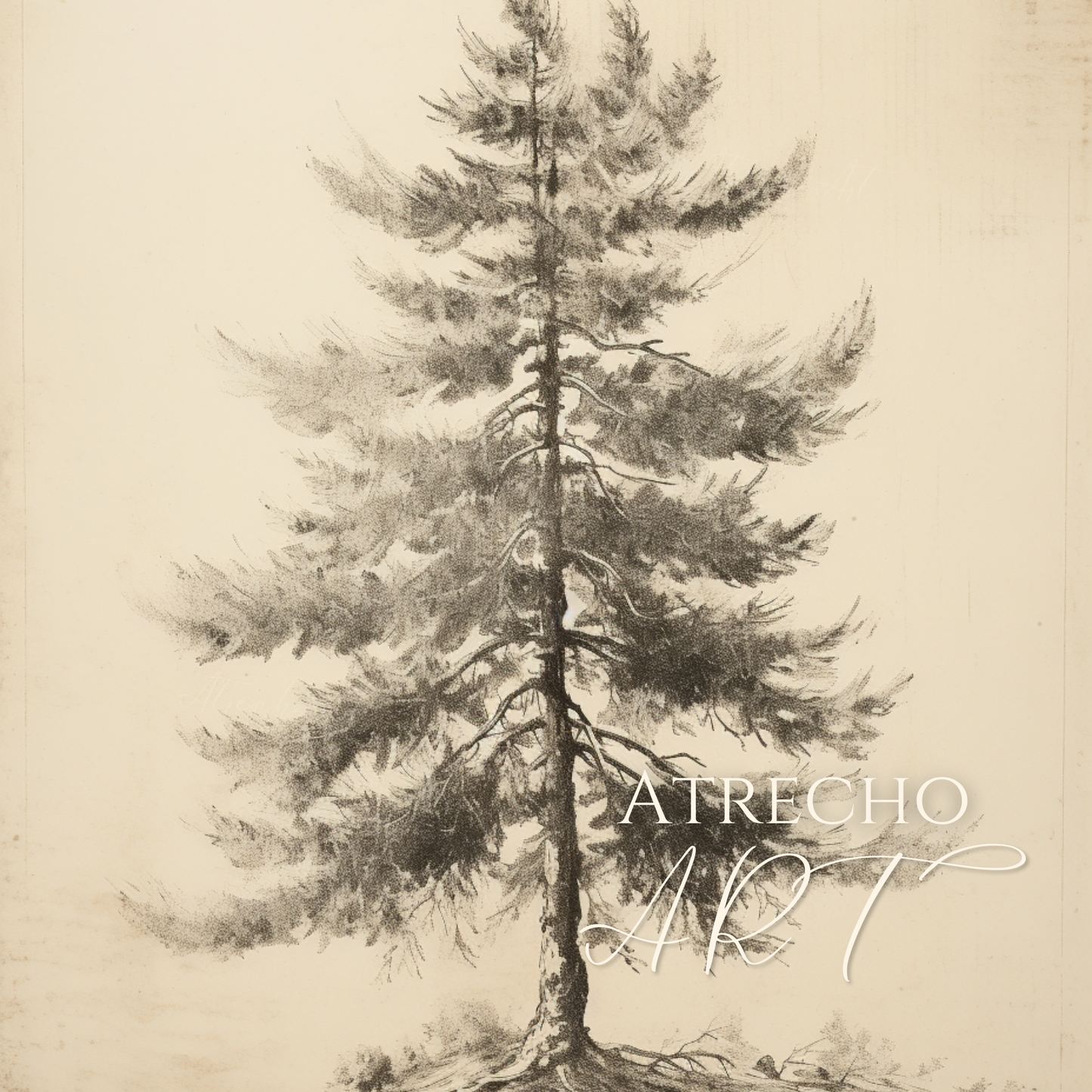 ABIES ALBA TREE | Printed Artwork | TR09