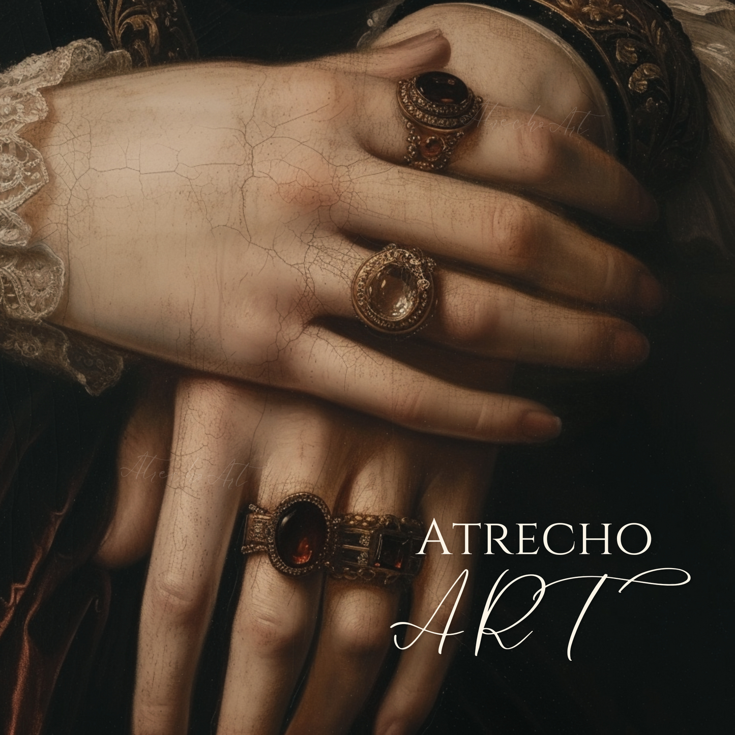 ANTIQUE RINGS | Printed Artwork | PE05