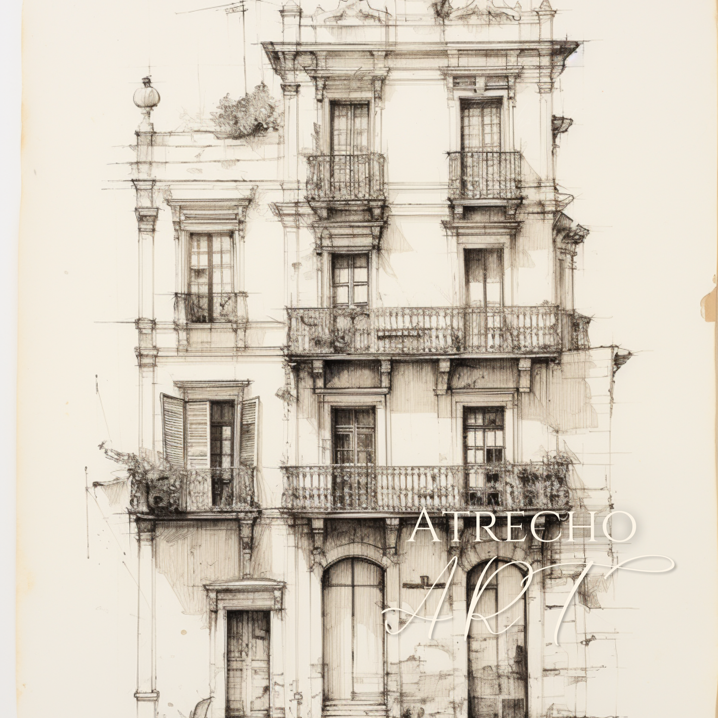 FACADE | Printed Artwork | AR17