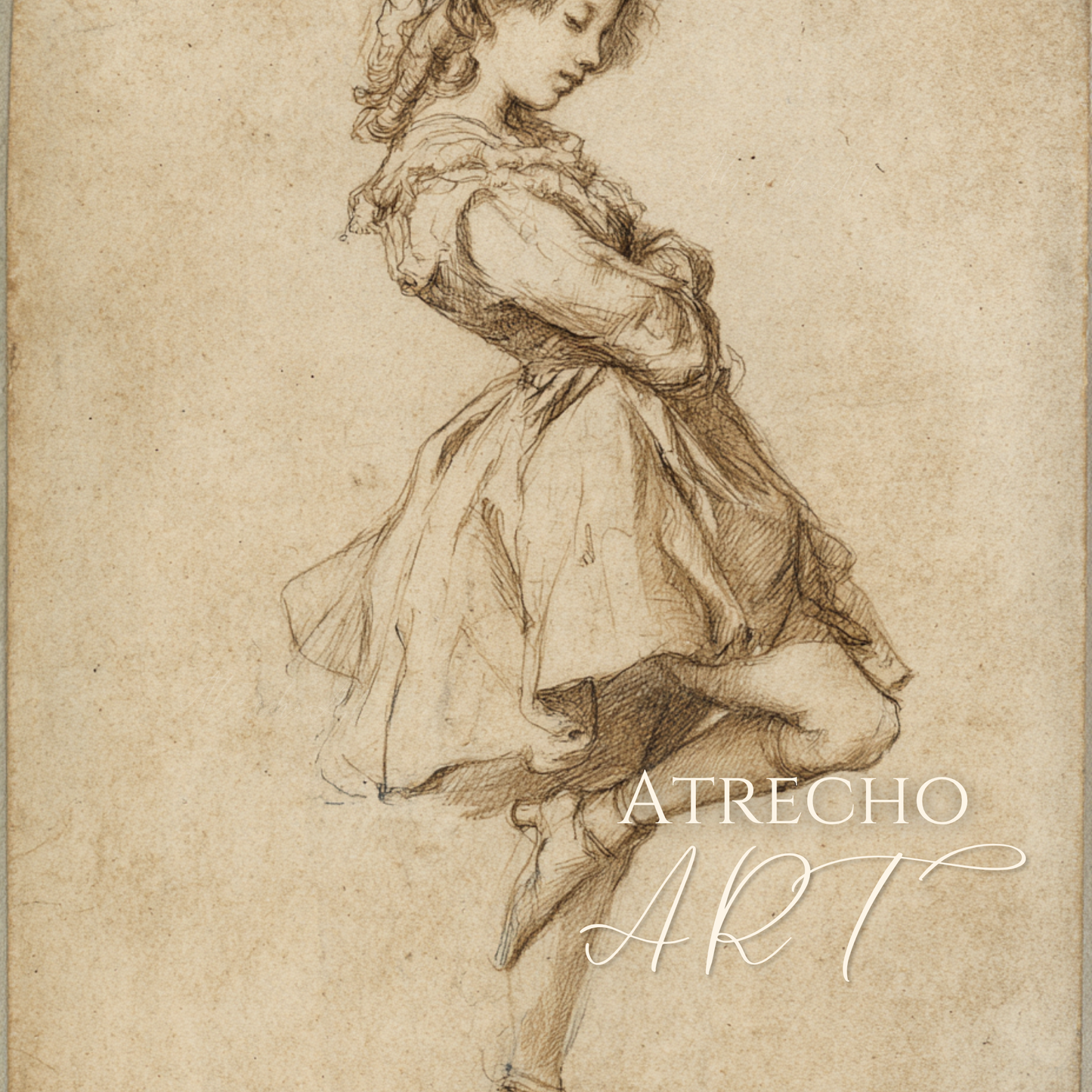 Sketch of a Dancer | Printed Artwork | PE94