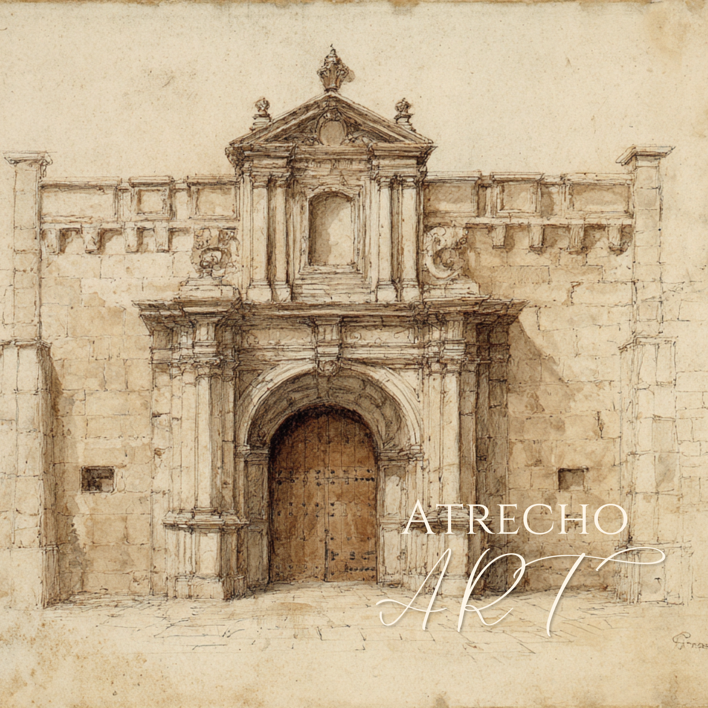 CASTLE DOOR | Printed Artwork | AR13