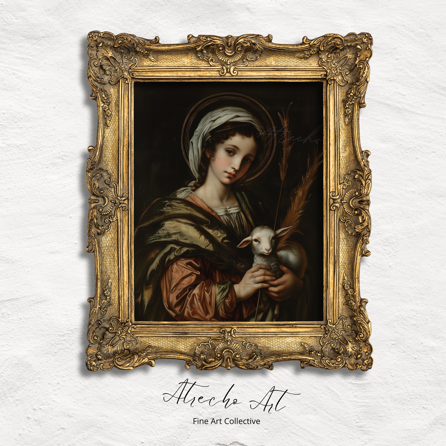 SAINT AGNES |  Printed Artwork | RE32