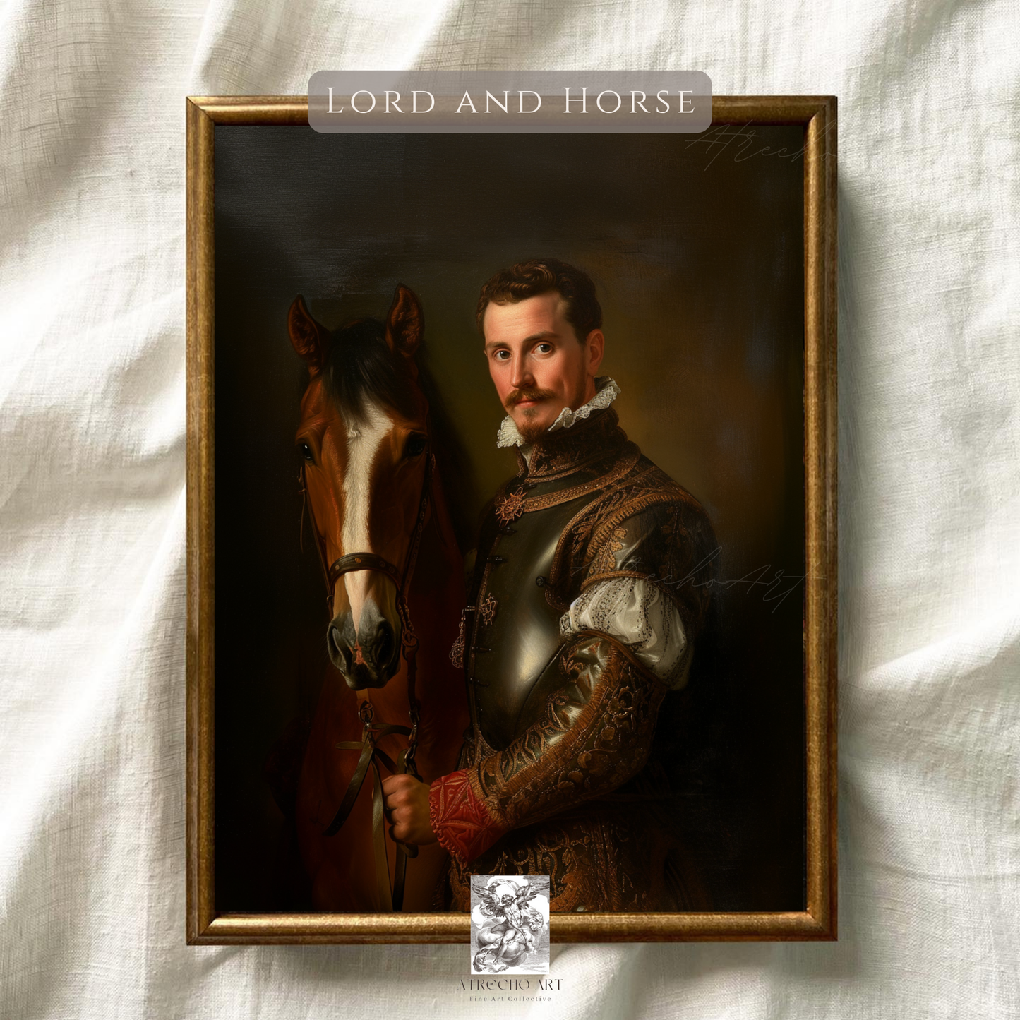 LORD AND HIS HORSE | Printed Artwork | PE93