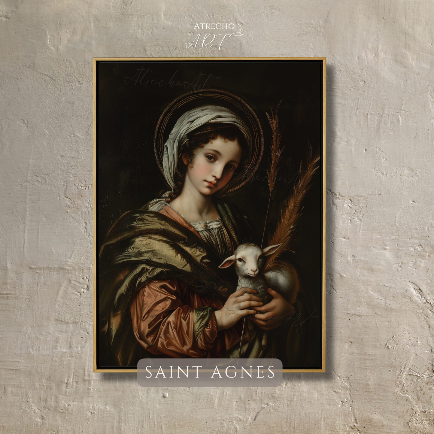 SAINT AGNES |  Printed Artwork | RE32