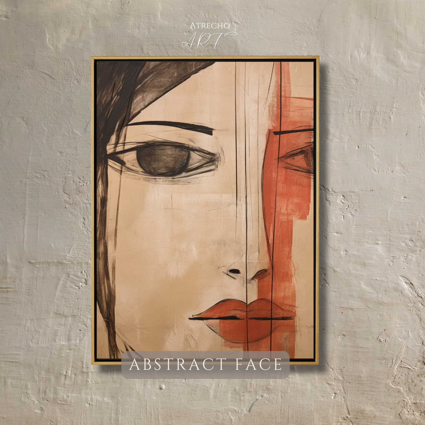 ABSTRACT FACE | Printed Artwork | AB02