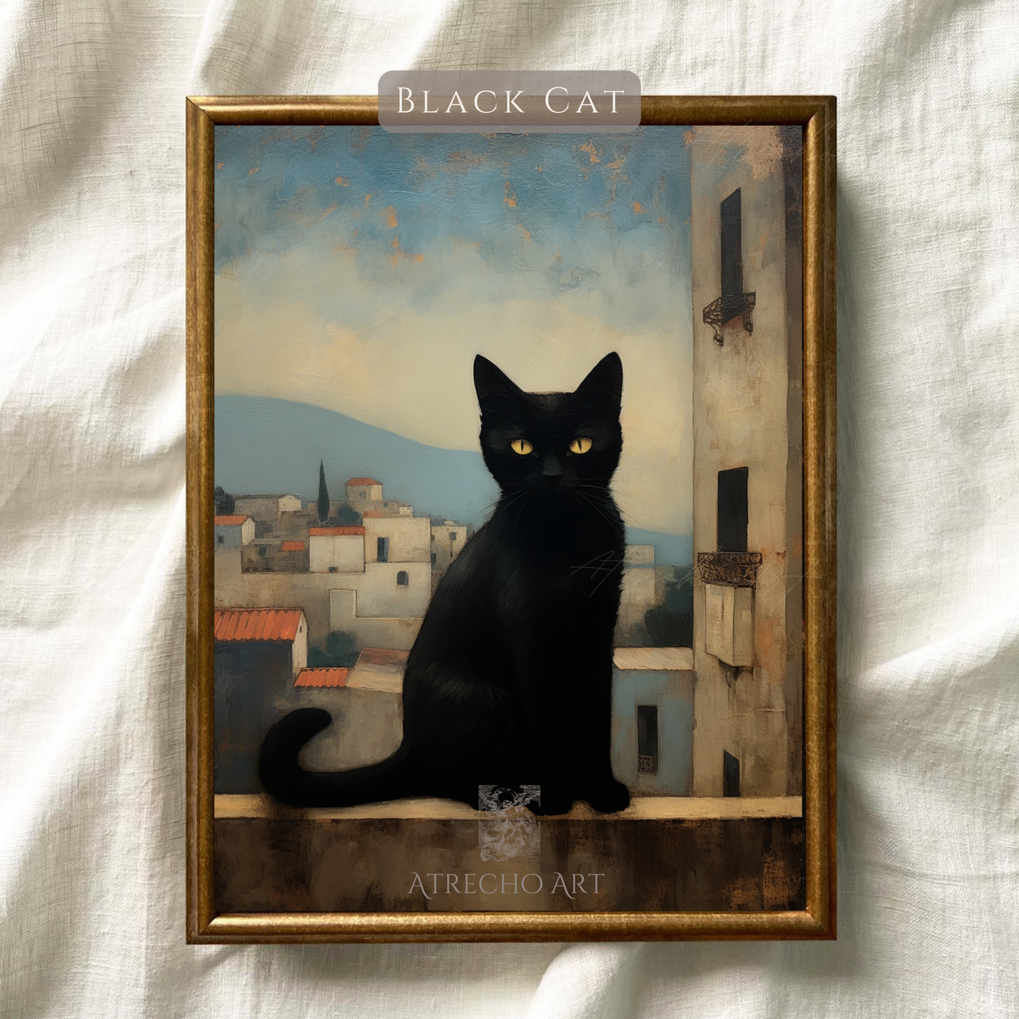 CHAT NOIR | Oeuvre imprimée | AN21