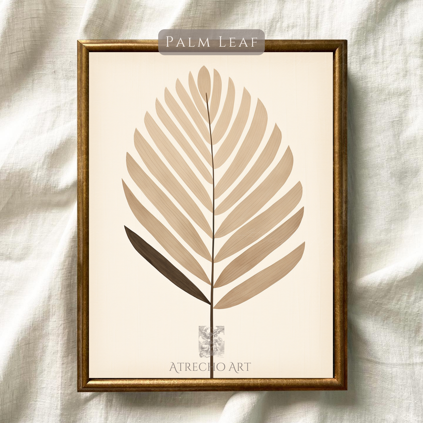 ABSTRACT PALM LEAF | Printed Artwork | AB16