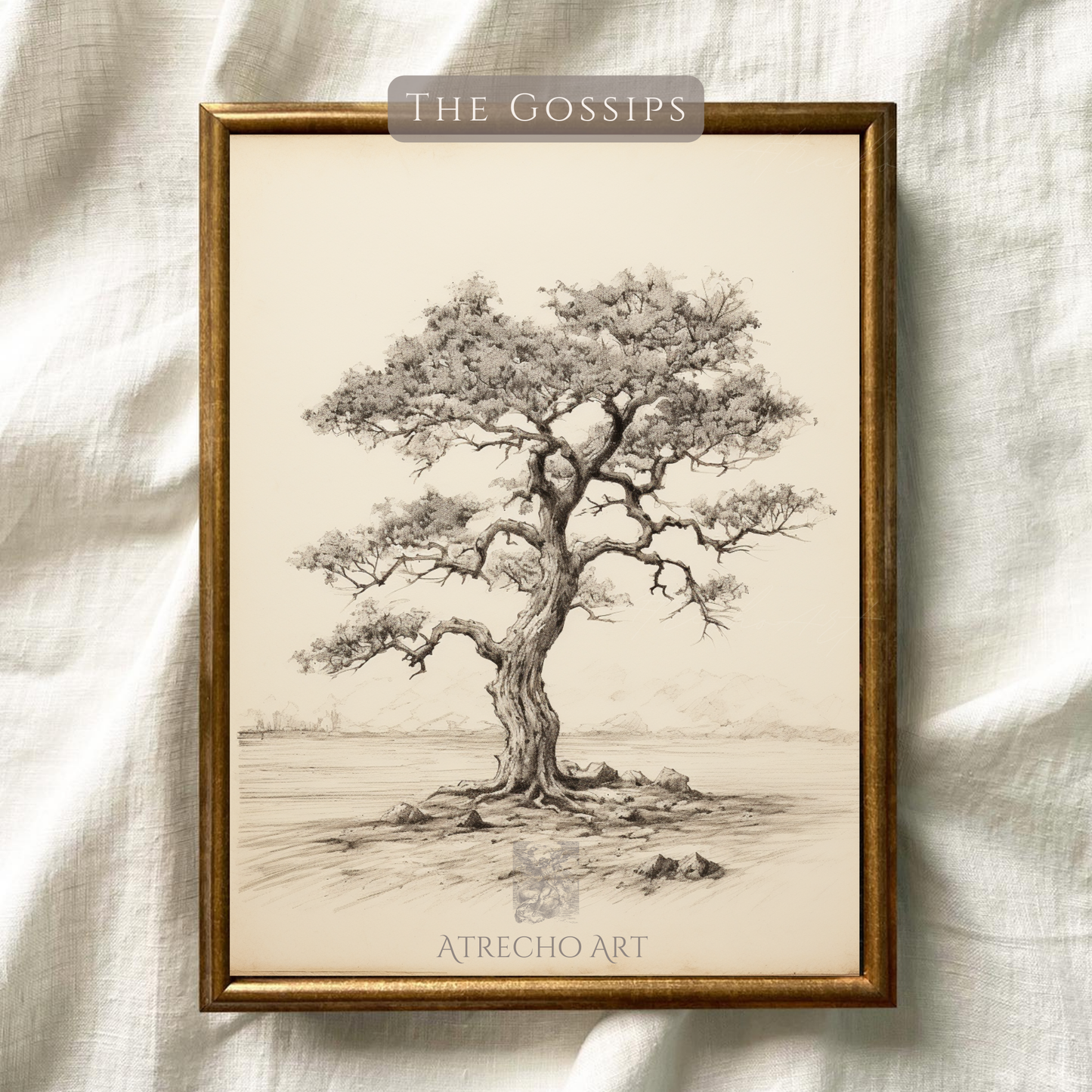 ALEPPO TREE | Printed Artwork | TR03