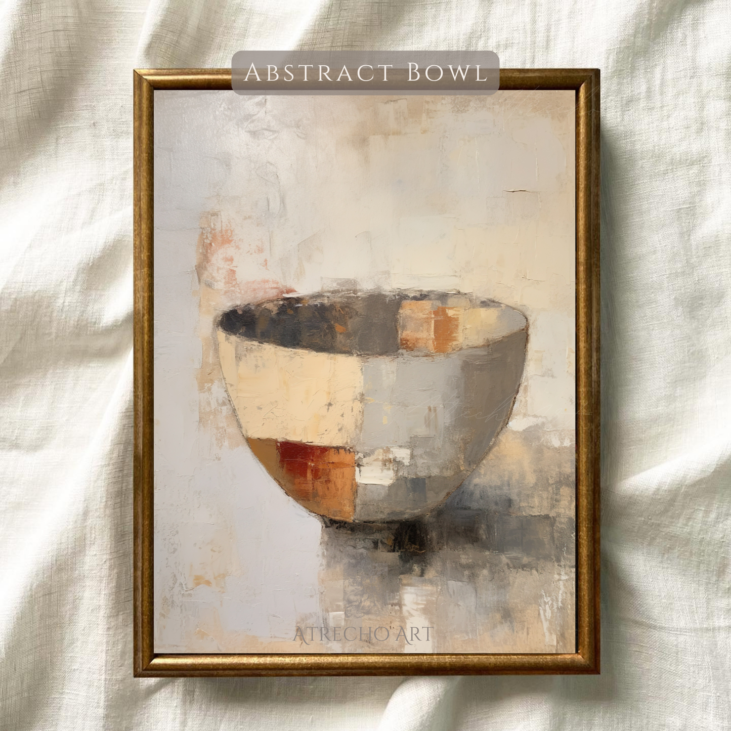 ABSTRACT BOWL | Printed Artwork | AB15 - Atrecho Art