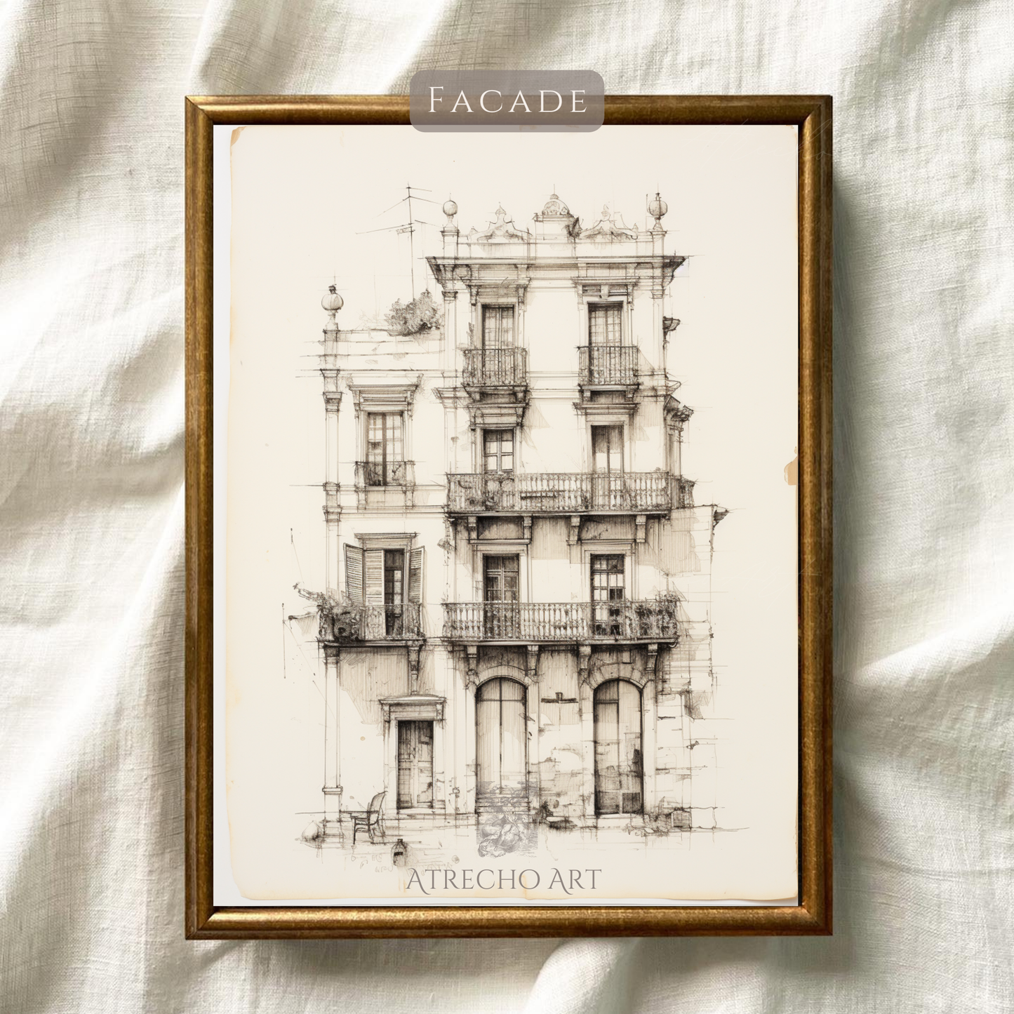 FACADE | Printed Artwork | AR17