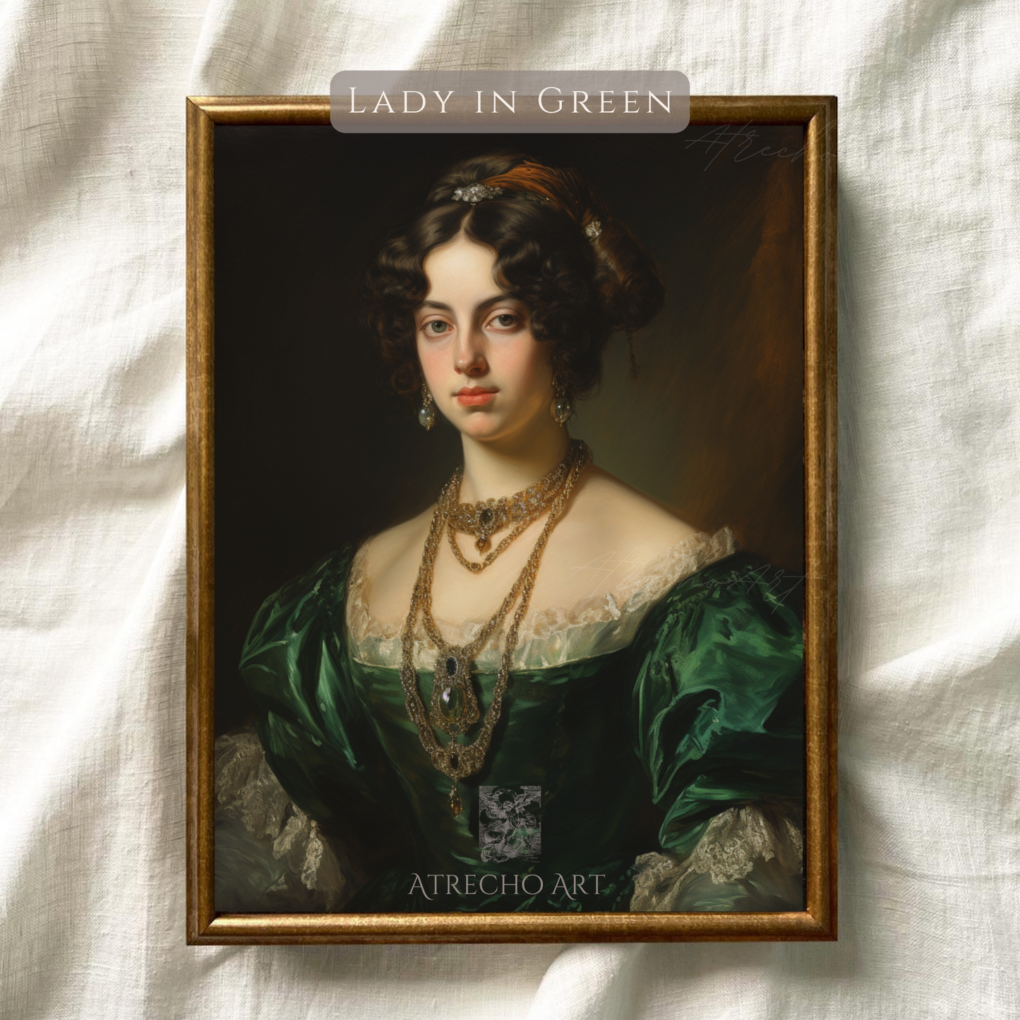 LADY IN GREEN | Printed Artwork | PE02