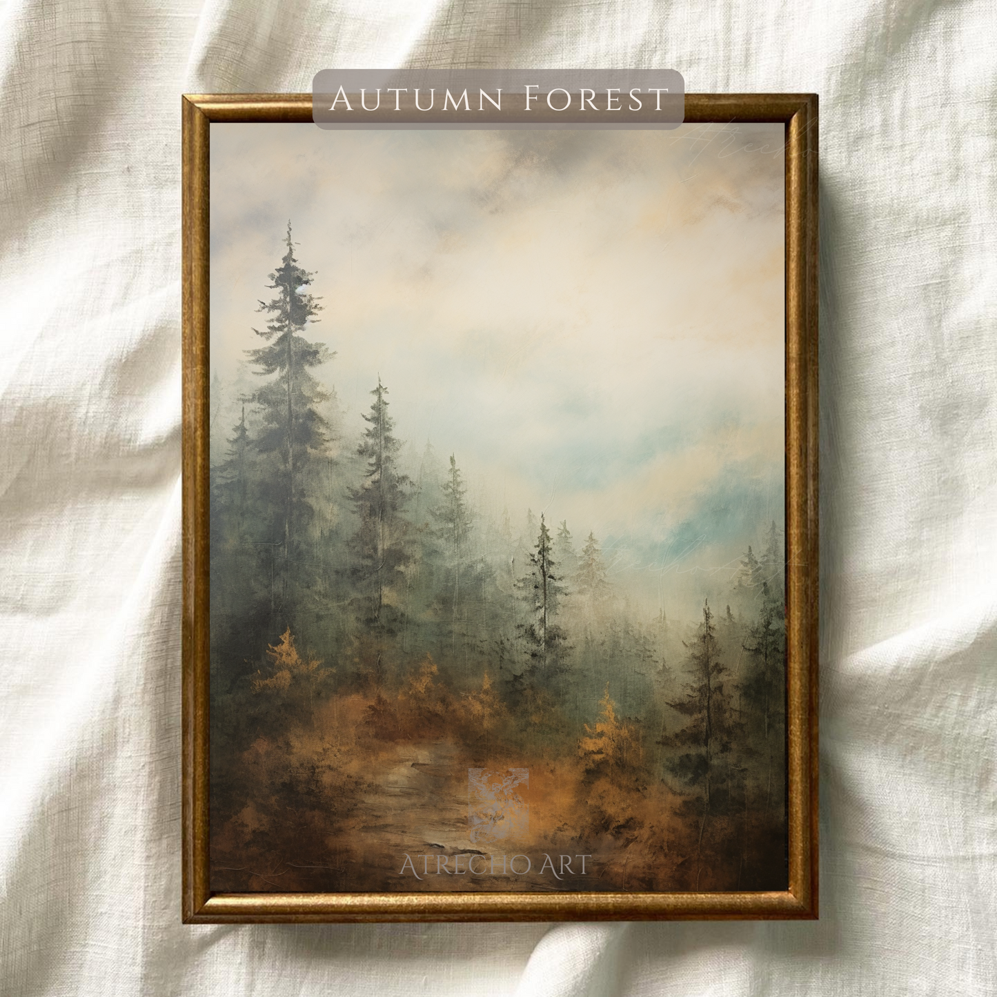 AUTUMN FOREST | Printed Artwork | L009