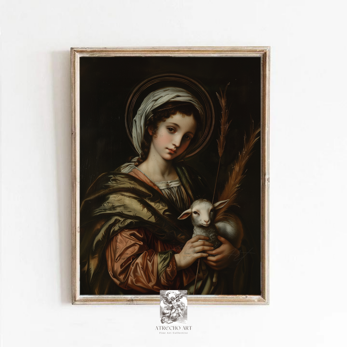 SAINT AGNES |  Printed Artwork | RE32