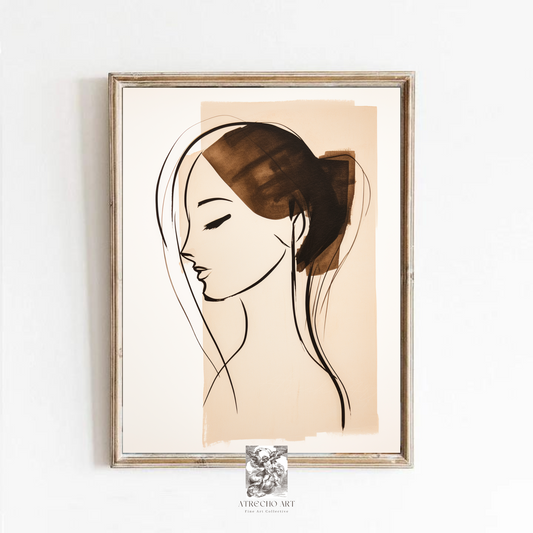 ABSTRACT WOMAN | Printed Artwork | AB14 - Atrecho Art