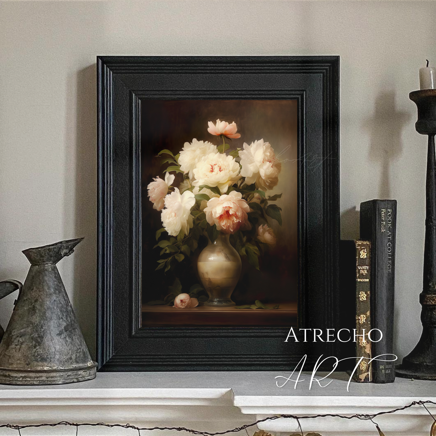 PEONIES | Printed Artwork | FL08 - Atrecho Art