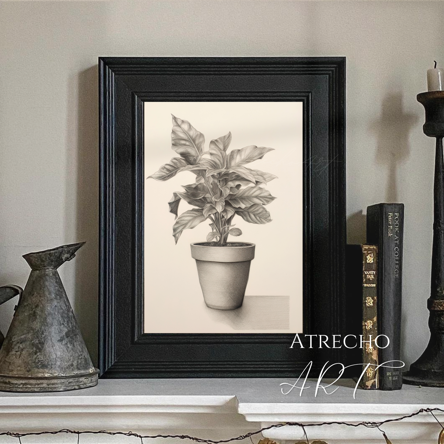 POTTED PLANT | Printed Artwork | TR19