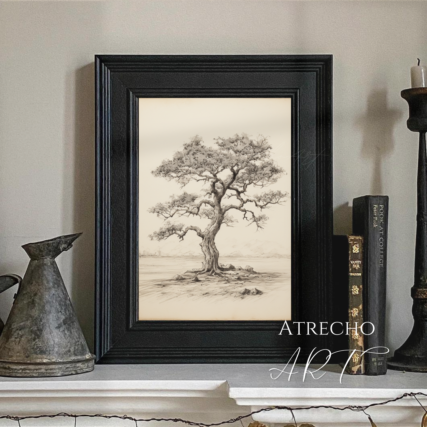 ALEPPO TREE | Printed Artwork | TR03