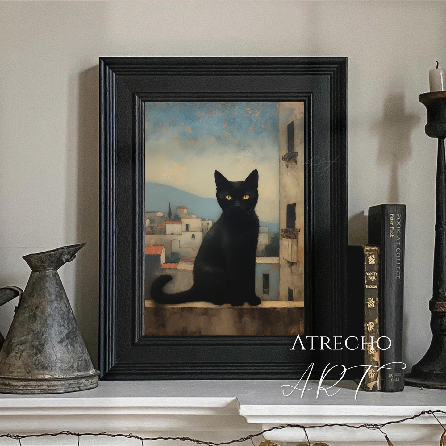 CHAT NOIR | Oeuvre imprimée | AN21