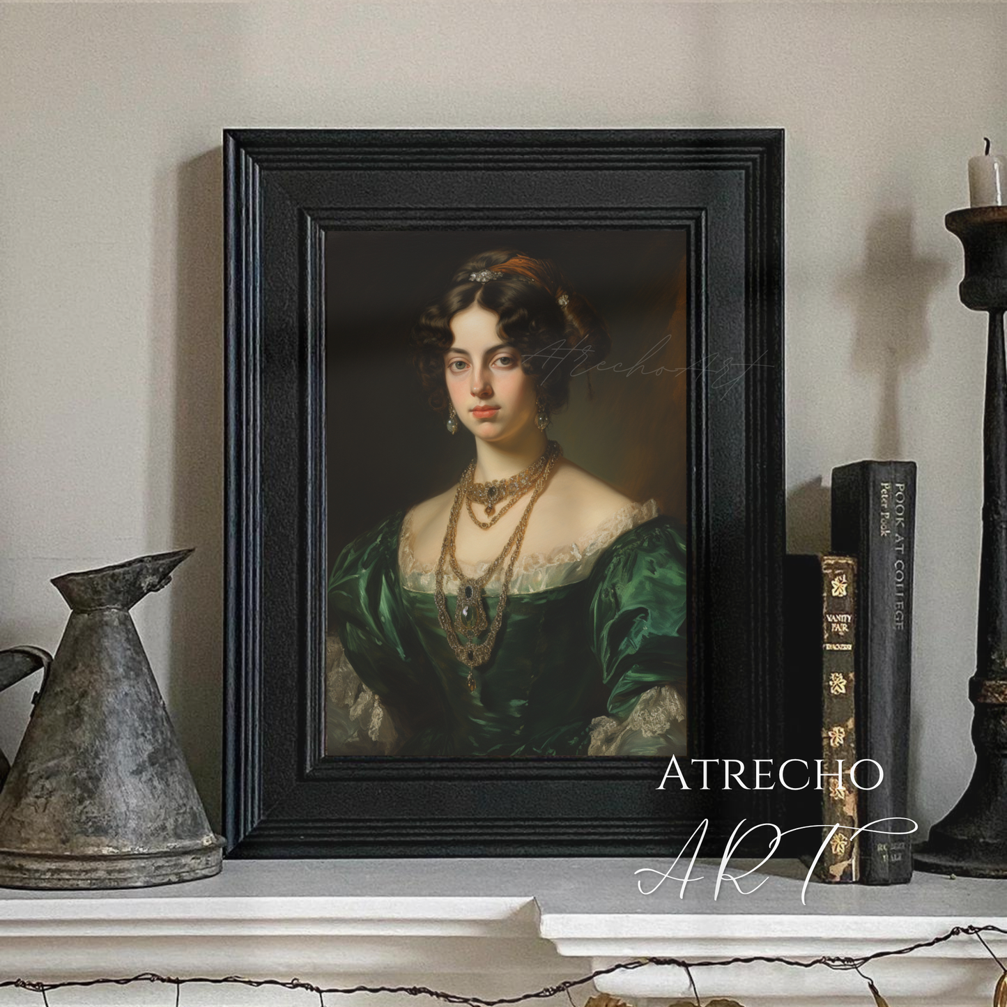 LADY IN GREEN | Printed Artwork | PE02