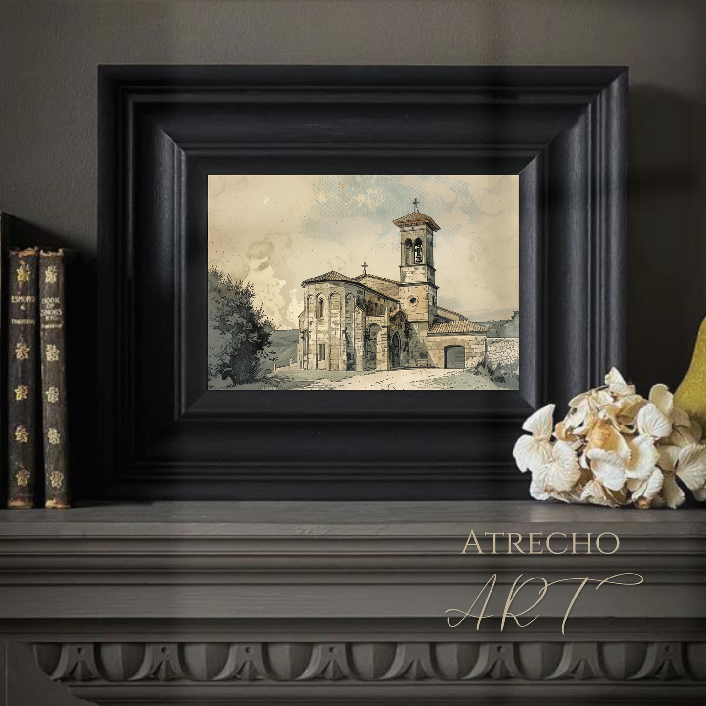 CROQUIS DE L'ÉGLISE | Oeuvre imprimée | RE23