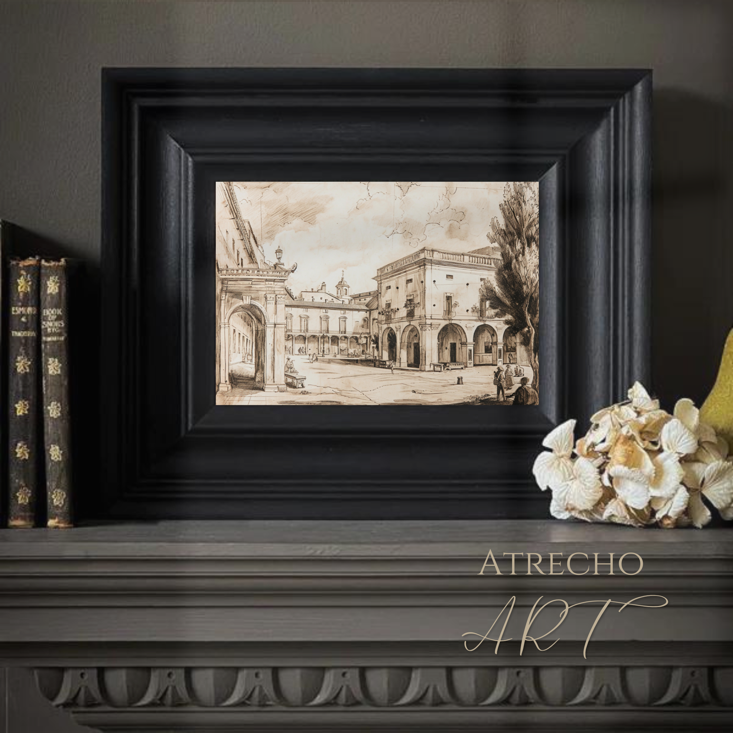 PLAZA SKETCH | Printed Artwork | AR21