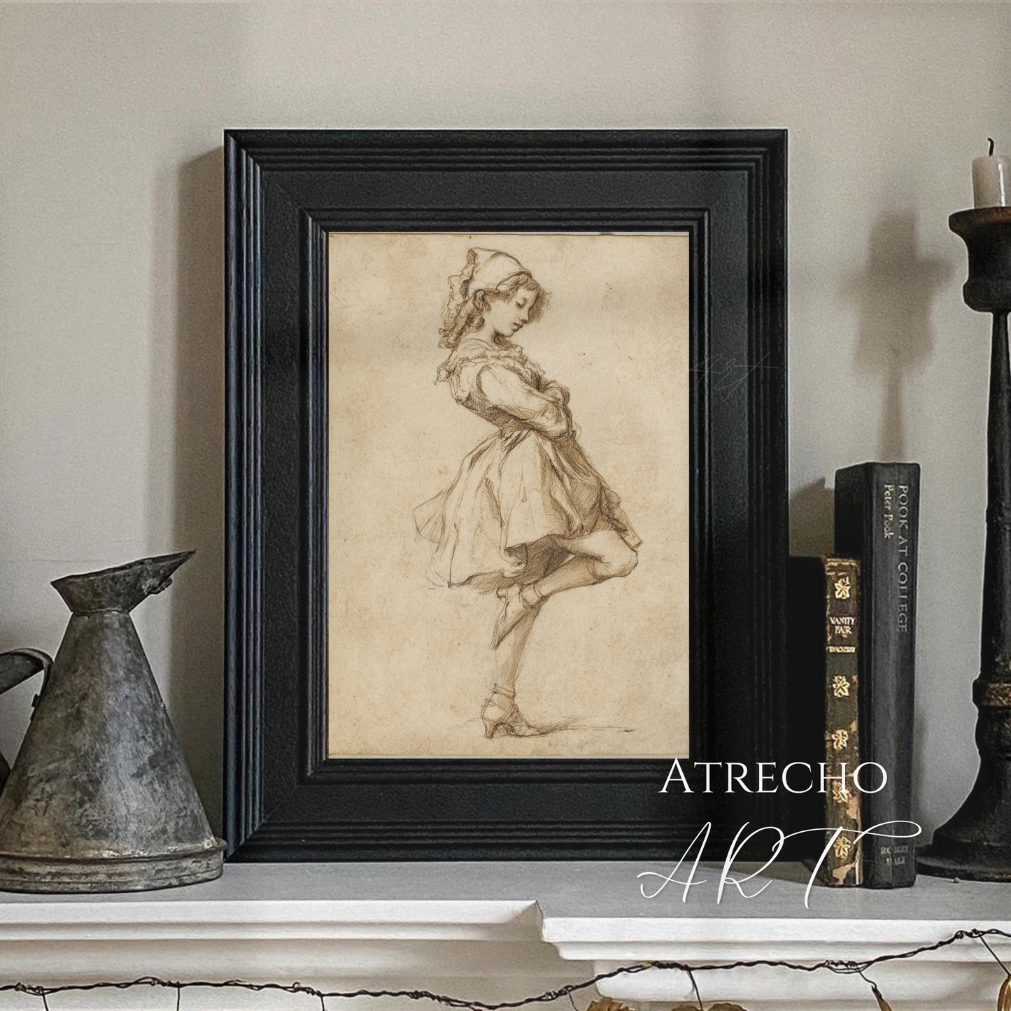 Sketch of a Dancer | Printed Artwork | PE94